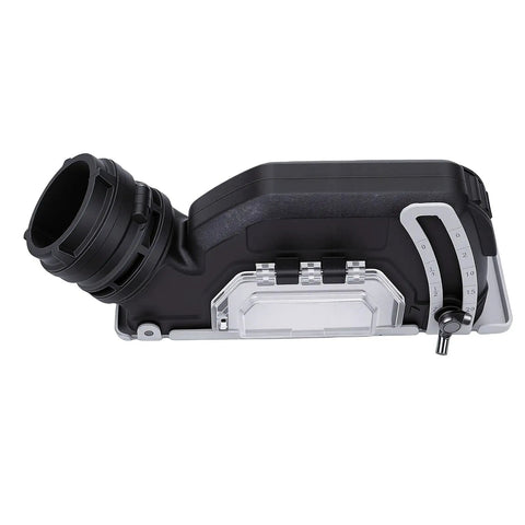 Kickass Cordless Mini Circular Saw And Angle Grinder Hybrid handle adjustment feature for precise cutting depth.