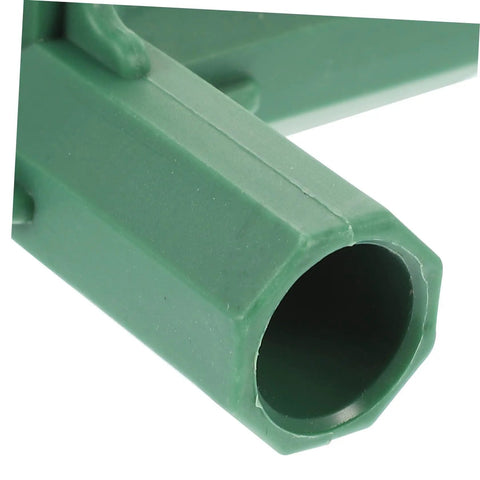 20 Pack Greenhouse Connectors For Garden Frames Plant Stakes And Cross Brackets Three Way Joint Built For Easy Assembly No Fuss Plug And Play Garden Build Kit Durable Lightweight Quick Setup