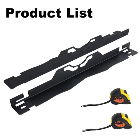 Get Your Whip Tracking True With This Heavy Duty Wheel Alignment Tool For Cars And Suvs Rock Solid Toe Alignment Plates and tape measures