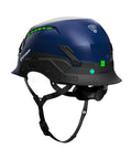 Ultralight Vented Safety Helmet With Modular Brim And Fidlock Buckle 4 Point Comfort Strap Koroyd Breathable Tech Rainproof Shield