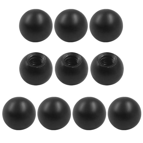 10 Pack M4 Thread Cap Nuts Black Carbon Steel Decorative Screw Caps For Lamps And Furniture Hardware Ball Nut Covers
