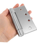 Person holding Heavy Duty Adjustable Self Closing Stainless Steel Door Hinges For High Humidity Environments In Kitchens And Bathrooms in hand.