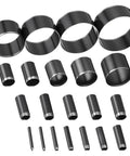 21 Piece Leather Circle Cutter Set With Circle Punches From 1mm To 15mm And 20mm 25mm 30mm 35mm 40mm 45mm 50mm Dies, tools displayed
