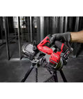 M12 Fuel Compact Cordless Band Saw With 2.5 Inch Throat Depth And 30.56 Inch Blade For Portable On-The-Go Cutting Of Metal