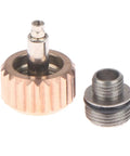 7Mm Watch Crown Replacement Kit With Long Stem Lightweight Portable Repair Tool in rose gold and silver metal parts