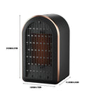 Under Desk Space Heater For Office And Bedroom Quiet No Fuss Portable Fast Heating PTC Ceramic Warmer With Overheat Protection