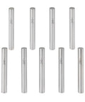 190 Piece Pin Gauge Set for Machinists Go No Go Master Kit Hardened Steel with Aluminum Case Checks Hole Sizes 0.061 to 0.250 Inches Slot Widths Keyways V Groove Alignment Drill Runout Caliper and Micrometer Calibration Tools, .242-.250 pins