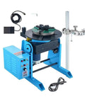Rock Solid Tilting Welding Positioner With Heavy Duty Rotary Turntable And Knockout Variable Speed Motor for precise adjustments.