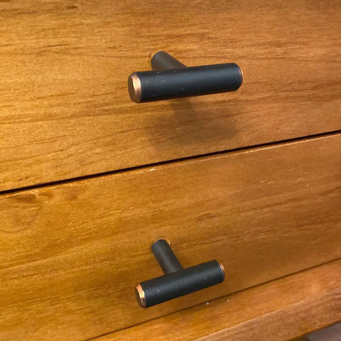 Solid Stainless Steel Euro Style Bar Cabinet Pulls 25 Pack One And Three Quarter Inch Length Oil Rubbed Bronze Finish Heavy Duty Drawer Pulls