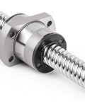 Top Tier C5 Machined Ball Screw SFY2020 Custom Roller Shaft With Flange Single Nut, showcasing precision engineering for CNC applications.