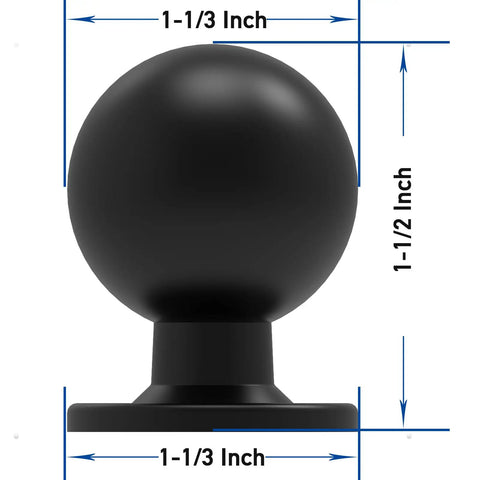 Matte Black Cabinet Knobs Four Pack With Wide Backplates Large Ball Knobs For Bi Fold Closet Doors Kitchen Cabinets And Dresser Drawers Tall Heavy Duty Furniture Pulls Renovation Friendly Backplate Covers Old Screw Holes