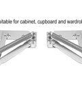 Adjustable Opening Cabinet Bed Lift Up Hinge for Cabinet Doors and Sofa Flaps with heavy duty support, metal springs visible.