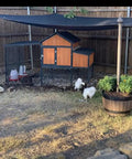 Installed Ninety Percent Shade Cloth For Garden And Patio, 10x10 Ft Outdoor Shade Fabric Tarp Over Backyard Area