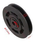 Set Of 4 Nylon Pulleys 94mm Bearing Pulley Wheels Designed For Cable Machines Weightlifting And Load Bearing Systems