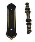 3 Inch Cabinet Pull Handle With Laid Back Antique English Finish Zinc Bar Pull For Kitchen Cabinets Drawer Update French Colony Vibe Vintage Hardware Upgrade To Spice Up Your Pad Durable Metal Construction, showcasing antique style and sturdy zinc build.
