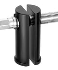 Bearing Removal Tool And Neck Bearing Race Remover for Motorcycle Neck Bearings, black metal puller with threaded end, close-up view.