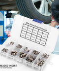 Get Your Tools Sorted With This Awesome 150 Pieces Steel Thread Insert Repair Kit Covering M3 To M8 Metric Helicoil Inserts For Heavy Duty Fixes And Stronger Threads. 304 steel wire thread insert kit in case, M3 to M8 sizes for auto repair