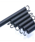 Heavy Duty Open Hook S Tension Spring Pullback Coil Wire For Industrial Gear And Machine Repair Uses Rust Resistant High Grade Steel Strong Extension Springs 1mm X 260mm One Piece Deal with multiple coils