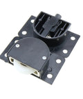 2 Sets 58x31mm Black Sliding Cabinet Hardware Nylon Pulley Roller for Sliding Doors Drawers Windows and Closets