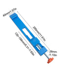 Electric Circular Saw Milling Positioning Clamp with Adjustable Base Guide, blue ABS material, 135-199mm length for precision cutting