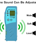Laser Level Receiver For Red And Green Pulsed Beams With Three Sided Smart LED Displays Adjustable Speaker, visible sound levels diagram