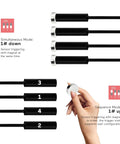 Image showing Pro Grade Escape Room Magnetic Sensor Lock System Right Order Trigger details and sequence modes demonstration.