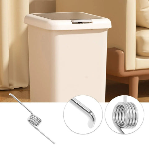 10 Pack Universal V-Shaped Torsion Springs For Trash Can Lid Repair Kits Featuring Stainless Steel Lightweight Construction For Easy Home Maintenance And Smooth Lid Operation With Minimal Storage Space Needed, bin spring close-up