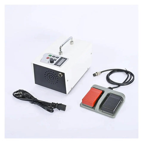 CNC Rotary Table Positioner With Speed Control Foot Pedal Controller For Fourth Axis Seam Welding, includes controller and foot pedal.