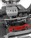 Stainless Steel Link Rod Linkage 313mm Wheelbase For TRX4 1 By 10 RC Crawler Upgrades Part Silver Beefed Up Suspension And Extended Shock Life For Smoother Off Road Performance.