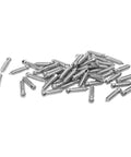 Rock Solid M6x6mm Snow Tire Studs featuring tungsten steel anti skid spikes and heavy duty screws on a white background.