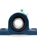 UCP206-20 Pillow Block Bearing Set Two Pack 1 1/4 Inch Bore Flange Mounted With Solid Cast Iron Base Self Alignment
