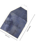 Fireproof Cowhide Welding Apron For Soldering And Welding Built To Last Reusable Dark Blue Heavy Duty Welder Apron with dimensions