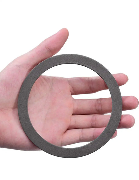 Two Pack Foam Gray Sink Strainer Gasket Seal Ring For Three And A Half Inch Kitchen Basket Drain Stops Leaks No Plumber Putty Needed
