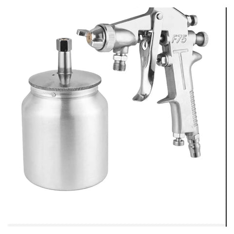 Straight Shooting Heavy Duty Pneumatic Paint Sprayer With Anti Rust Flow For Furniture Cars And Auto Parts Pro Gear high atomizing paint sprayer with 1000 ml coating cup.