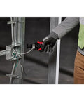 Person using Automatic Wire Stripper Cutter For Quick One-Handed Insulation Removal Up To 1 Inch in electrical setup