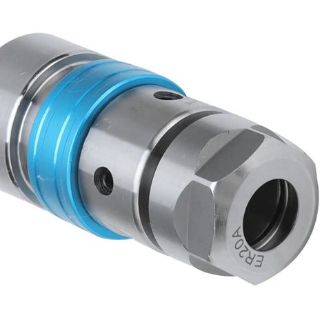 ER20 Floating Tapping Tool Holder with telescopic adjustment, straight shank CNC lathe tap chuck for M2 to M16, 20CrMnTi steel
