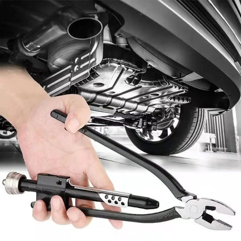 Six Inch Safety Wire Pliers With Twenty Five Foot Stainless Twist Wire Tool 032 Gauge Lock Grip For Motorcycle Dirt Bike Grips Aircraft Auto Industry For Professional Shop Use