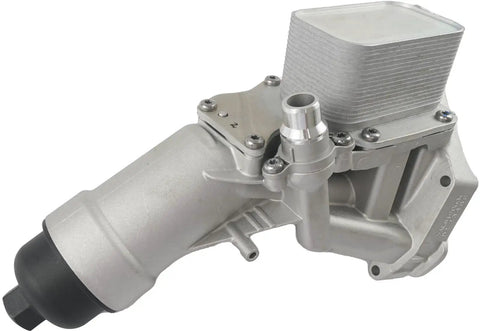 Durable Aluminum Engine Oil Cooler Filter Housing With Gasket And Bolts for 2016-2022 2.0L Turbo Cars