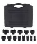 13 Piece Spindle Nut Socket Set For KM Groove Nuts Lock Nut Removal And Installation On Ball Joints And Axles For GM Dodge Ford GMC