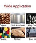 NACX 1/4 inch HSS spiral end mill cutter; wide use on copper, stainless steel, alloy steel, plastic, timber, cast iron.