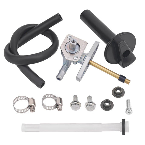 Fuel Valve Petcock Shut Off Tank Switch Kit And Fuel Filter Kit Compatible With Recon 250 Rancher 350 420 Foreman 400 450