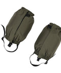 Adjustable Nylon Snow Gaiters For Men And Women, Waterproof Breathable Leg Covers, outdoor snow shield in olive green color