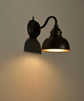 Industrial Gooseneck Farmhouse Vanity Wall Sconce Oil Rubbed Bronze, Dope Barn Light Fixture, softly illuminating wall
