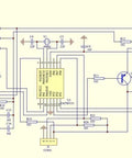 Dope HC SR04 Ultrasonic Sensor Module Kit schematic diagram showing circuit connections