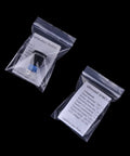 Latching Pushbutton Switch U19C1 1NO1NC SPDT On Off Metal Shell With Blue LED packaged in clear bags