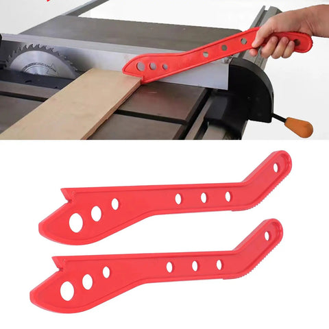 Ergonomic Table Saw Push Sticks 2 Pack Red Plastic Safety Push Sticks For Pushing Stock Through Table Saws Router Tables And Jointers Durable Wear Resistant High Grip Handle