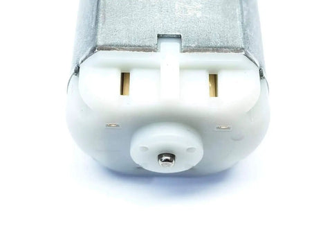 Close-up view of 4 Pack 10mm Brass Collar Shaft Door Lock Actuator Motor Replacement FC 280PT 22125 with brass collar
