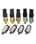 Industrial Oil Pressure Sensor For Excavator 30B0642 Replacement Part For Heavy Construction Equipment Beefy Workhorse Hydraulic Sensor 30B1115 Precise Readings Easy Installation Keeps Engine Running Smooth. Multiple threaded metal sensors with black connectors