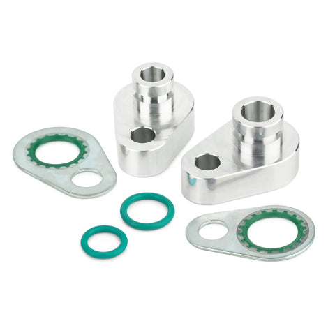 Ford Expedition Rear AC Block Off Kit With Seal Washer Aluminum Fittings Includes 2 Block Fittings New O Rings And Sealing Washers Direct Fit