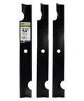 Three Blade Set For 54 Inch Bad Boy Mowers Replaces OEM 038-0005-00 Built Tough Precision Ground 18-3/4 Inch Blades With 5/8 Inch Center Hole